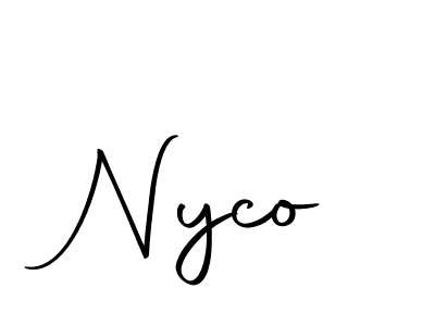 How to Draw Nyco signature style? Autography-DOLnW is a latest design signature styles for name Nyco. Nyco signature style 10 images and pictures png