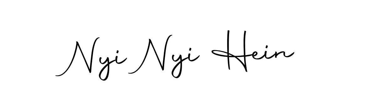 Use a signature maker to create a handwritten signature online. With this signature software, you can design (Autography-DOLnW) your own signature for name Nyi Nyi Hein. Nyi Nyi Hein signature style 10 images and pictures png