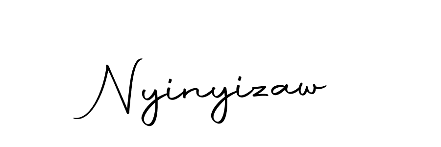 Create a beautiful signature design for name Nyinyizaw. With this signature (Autography-DOLnW) fonts, you can make a handwritten signature for free. Nyinyizaw signature style 10 images and pictures png
