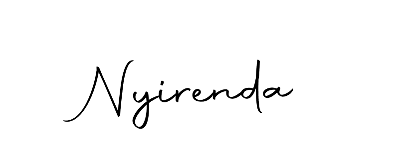 How to make Nyirenda name signature. Use Autography-DOLnW style for creating short signs online. This is the latest handwritten sign. Nyirenda signature style 10 images and pictures png