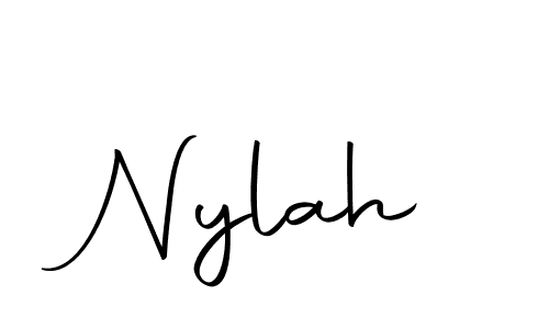 Here are the top 10 professional signature styles for the name Nylah. These are the best autograph styles you can use for your name. Nylah signature style 10 images and pictures png