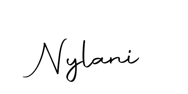 How to make Nylani name signature. Use Autography-DOLnW style for creating short signs online. This is the latest handwritten sign. Nylani signature style 10 images and pictures png