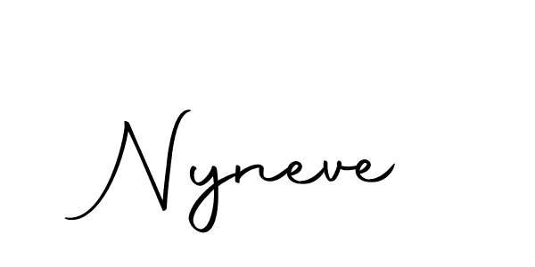 Create a beautiful signature design for name Nyneve. With this signature (Autography-DOLnW) fonts, you can make a handwritten signature for free. Nyneve signature style 10 images and pictures png