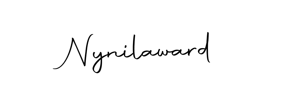 Here are the top 10 professional signature styles for the name Nynilaward. These are the best autograph styles you can use for your name. Nynilaward signature style 10 images and pictures png