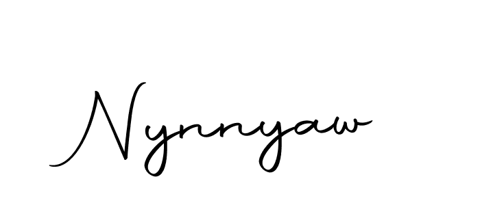 Make a beautiful signature design for name Nynnyaw. With this signature (Autography-DOLnW) style, you can create a handwritten signature for free. Nynnyaw signature style 10 images and pictures png