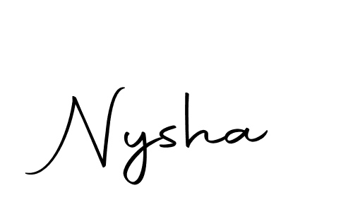 Similarly Autography-DOLnW is the best handwritten signature design. Signature creator online .You can use it as an online autograph creator for name Nysha. Nysha signature style 10 images and pictures png