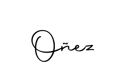 Oñez stylish signature style. Best Handwritten Sign (Autography-DOLnW) for my name. Handwritten Signature Collection Ideas for my name Oñez. Oñez signature style 10 images and pictures png