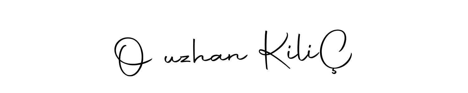 Create a beautiful signature design for name OĞuzhan KiliÇ. With this signature (Autography-DOLnW) fonts, you can make a handwritten signature for free. OĞuzhan KiliÇ signature style 10 images and pictures png