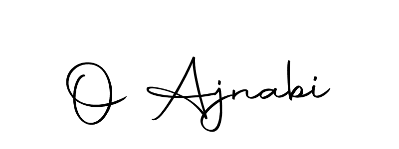 The best way (Autography-DOLnW) to make a short signature is to pick only two or three words in your name. The name O Ajnabi include a total of six letters. For converting this name. O Ajnabi signature style 10 images and pictures png