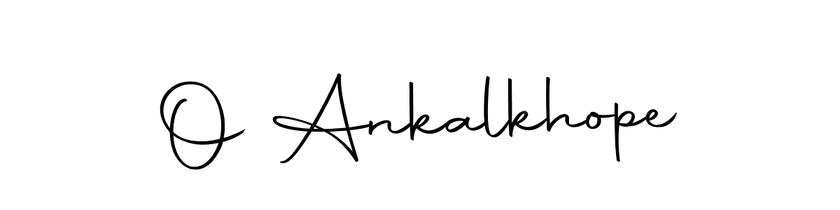 Make a beautiful signature design for name O Ankalkhope. Use this online signature maker to create a handwritten signature for free. O Ankalkhope signature style 10 images and pictures png