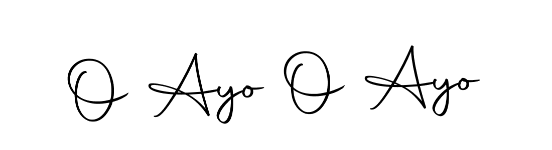 Make a beautiful signature design for name O Ayo O Ayo. With this signature (Autography-DOLnW) style, you can create a handwritten signature for free. O Ayo O Ayo signature style 10 images and pictures png