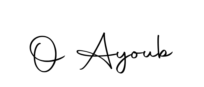 You should practise on your own different ways (Autography-DOLnW) to write your name (O Ayoub) in signature. don't let someone else do it for you. O Ayoub signature style 10 images and pictures png