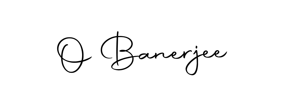 Make a beautiful signature design for name O Banerjee. With this signature (Autography-DOLnW) style, you can create a handwritten signature for free. O Banerjee signature style 10 images and pictures png