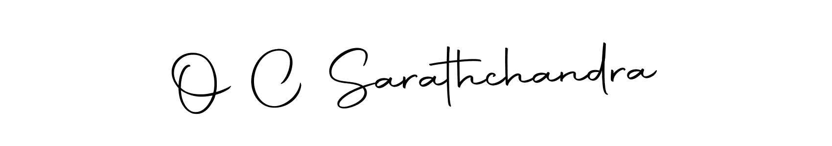 Make a beautiful signature design for name O C Sarathchandra. With this signature (Autography-DOLnW) style, you can create a handwritten signature for free. O C Sarathchandra signature style 10 images and pictures png