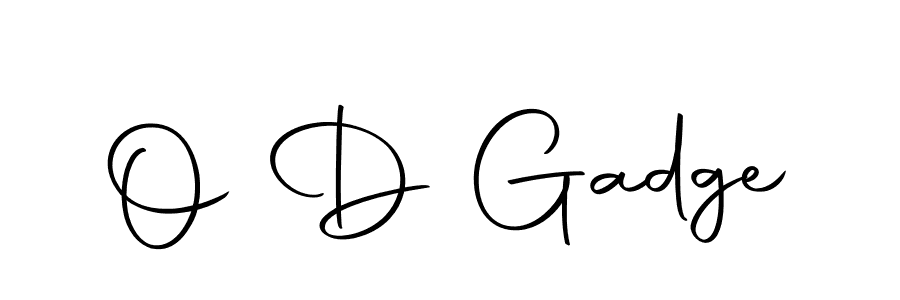 Also we have O D Gadge name is the best signature style. Create professional handwritten signature collection using Autography-DOLnW autograph style. O D Gadge signature style 10 images and pictures png