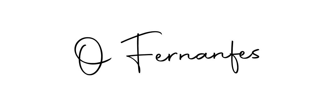 How to make O Fernanfes name signature. Use Autography-DOLnW style for creating short signs online. This is the latest handwritten sign. O Fernanfes signature style 10 images and pictures png