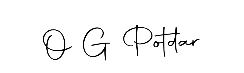 Make a beautiful signature design for name O G Potdar. Use this online signature maker to create a handwritten signature for free. O G Potdar signature style 10 images and pictures png