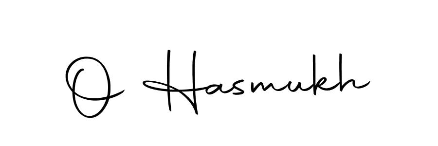 Design your own signature with our free online signature maker. With this signature software, you can create a handwritten (Autography-DOLnW) signature for name O Hasmukh. O Hasmukh signature style 10 images and pictures png