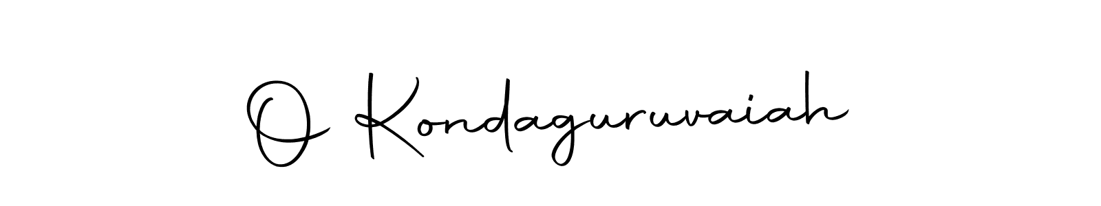 Use a signature maker to create a handwritten signature online. With this signature software, you can design (Autography-DOLnW) your own signature for name O Kondaguruvaiah. O Kondaguruvaiah signature style 10 images and pictures png