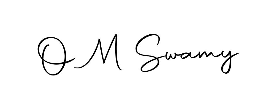 How to make O M Swamy signature? Autography-DOLnW is a professional autograph style. Create handwritten signature for O M Swamy name. O M Swamy signature style 10 images and pictures png