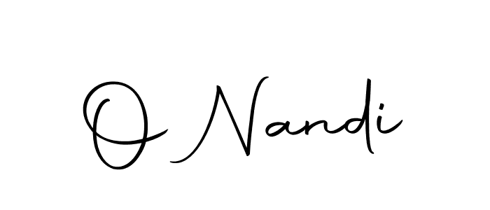 Create a beautiful signature design for name O Nandi. With this signature (Autography-DOLnW) fonts, you can make a handwritten signature for free. O Nandi signature style 10 images and pictures png