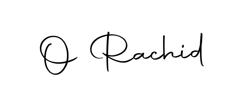 Design your own signature with our free online signature maker. With this signature software, you can create a handwritten (Autography-DOLnW) signature for name O Rachid. O Rachid signature style 10 images and pictures png