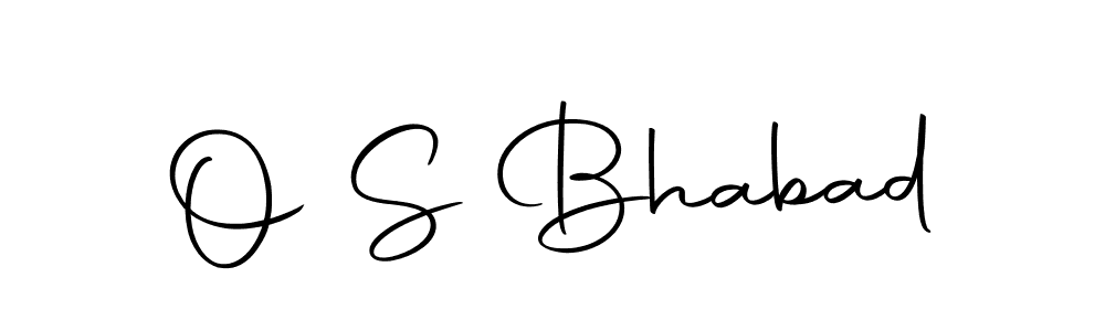 The best way (Autography-DOLnW) to make a short signature is to pick only two or three words in your name. The name O S Bhabad include a total of six letters. For converting this name. O S Bhabad signature style 10 images and pictures png