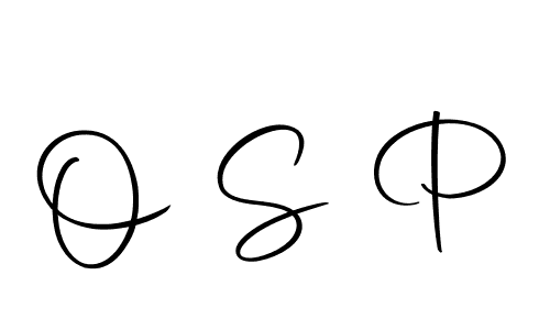 Similarly Autography-DOLnW is the best handwritten signature design. Signature creator online .You can use it as an online autograph creator for name O S P. O S P signature style 10 images and pictures png