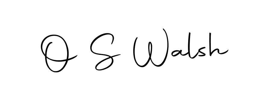 Also we have O S Walsh name is the best signature style. Create professional handwritten signature collection using Autography-DOLnW autograph style. O S Walsh signature style 10 images and pictures png