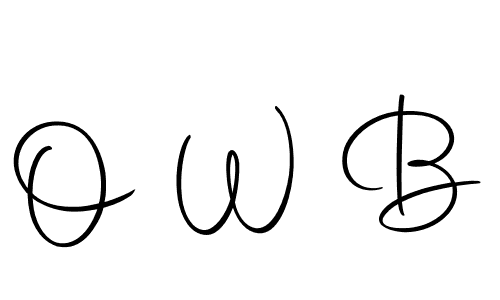 O W B stylish signature style. Best Handwritten Sign (Autography-DOLnW) for my name. Handwritten Signature Collection Ideas for my name O W B. O W B signature style 10 images and pictures png