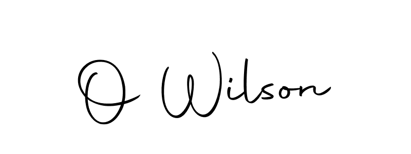 Make a beautiful signature design for name O Wilson. With this signature (Autography-DOLnW) style, you can create a handwritten signature for free. O Wilson signature style 10 images and pictures png