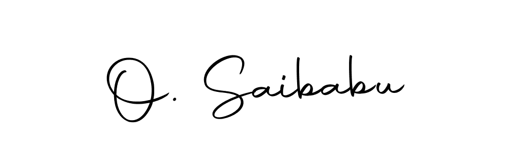 It looks lik you need a new signature style for name O. Saibabu. Design unique handwritten (Autography-DOLnW) signature with our free signature maker in just a few clicks. O. Saibabu signature style 10 images and pictures png