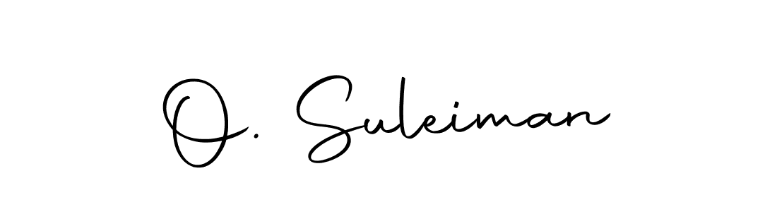 Make a beautiful signature design for name O. Suleiman. Use this online signature maker to create a handwritten signature for free. O. Suleiman signature style 10 images and pictures png