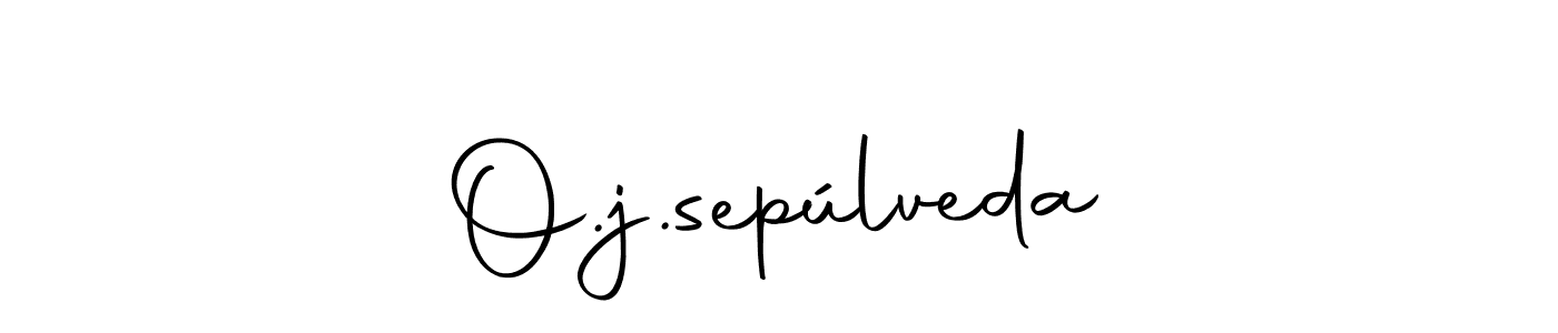 Make a beautiful signature design for name O.j.sepúlveda. With this signature (Autography-DOLnW) style, you can create a handwritten signature for free. O.j.sepúlveda signature style 10 images and pictures png