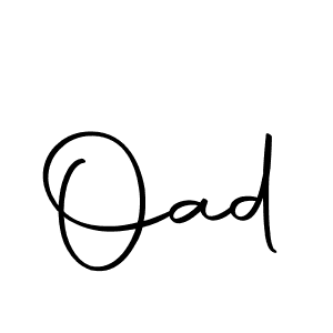 Design your own signature with our free online signature maker. With this signature software, you can create a handwritten (Autography-DOLnW) signature for name Oad. Oad signature style 10 images and pictures png