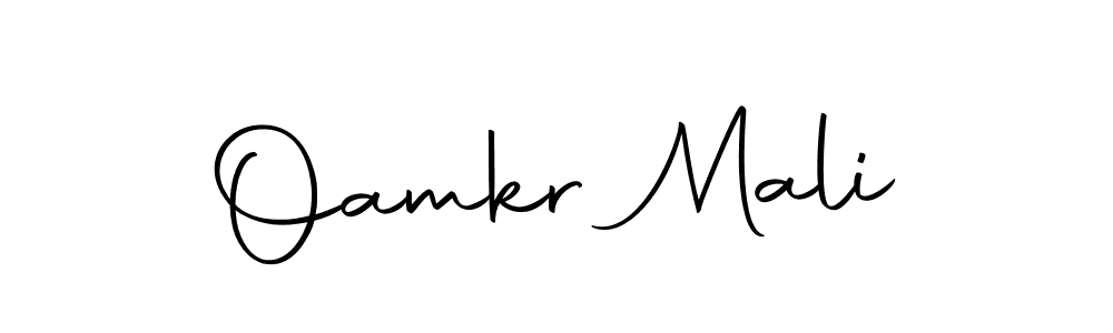 You should practise on your own different ways (Autography-DOLnW) to write your name (Oamkr Mali) in signature. don't let someone else do it for you. Oamkr Mali signature style 10 images and pictures png