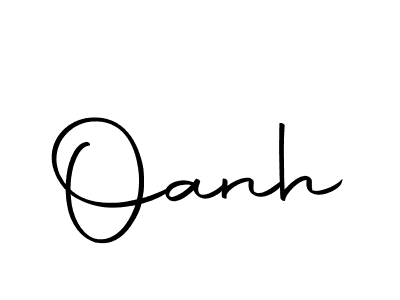 Create a beautiful signature design for name Oanh. With this signature (Autography-DOLnW) fonts, you can make a handwritten signature for free. Oanh signature style 10 images and pictures png