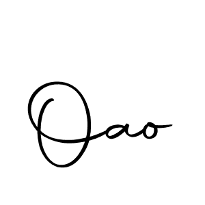 How to make Oao signature? Autography-DOLnW is a professional autograph style. Create handwritten signature for Oao name. Oao signature style 10 images and pictures png