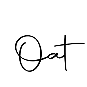 How to make Oat signature? Autography-DOLnW is a professional autograph style. Create handwritten signature for Oat name. Oat signature style 10 images and pictures png