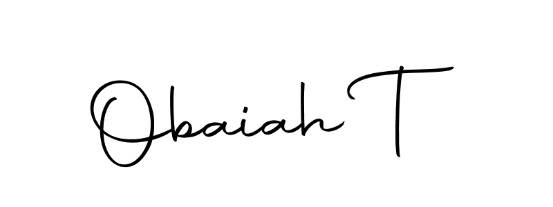 Use a signature maker to create a handwritten signature online. With this signature software, you can design (Autography-DOLnW) your own signature for name Obaiah T. Obaiah T signature style 10 images and pictures png