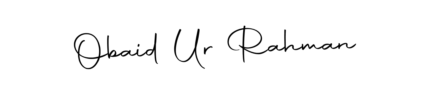 You can use this online signature creator to create a handwritten signature for the name Obaid Ur Rahman. This is the best online autograph maker. Obaid Ur Rahman signature style 10 images and pictures png