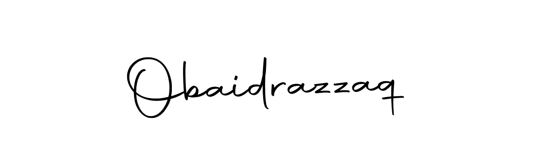 You should practise on your own different ways (Autography-DOLnW) to write your name (Obaidrazzaq) in signature. don't let someone else do it for you. Obaidrazzaq signature style 10 images and pictures png