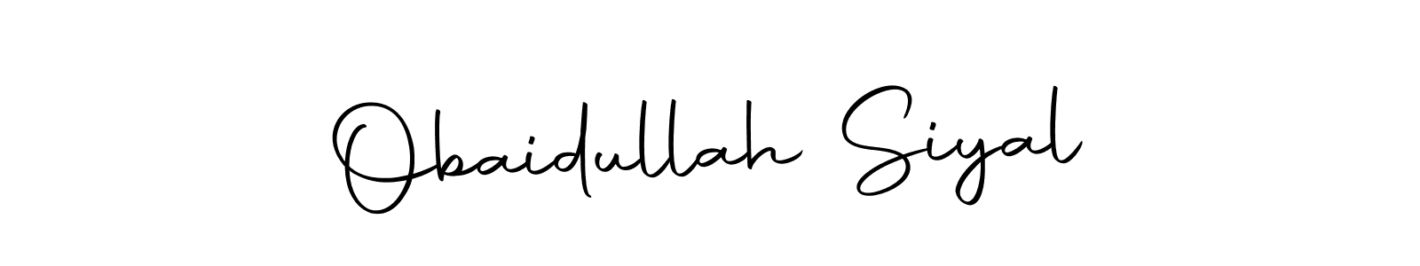 Also You can easily find your signature by using the search form. We will create Obaidullah Siyal name handwritten signature images for you free of cost using Autography-DOLnW sign style. Obaidullah Siyal signature style 10 images and pictures png