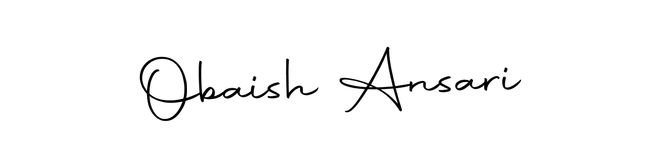 How to make Obaish Ansari signature? Autography-DOLnW is a professional autograph style. Create handwritten signature for Obaish Ansari name. Obaish Ansari signature style 10 images and pictures png