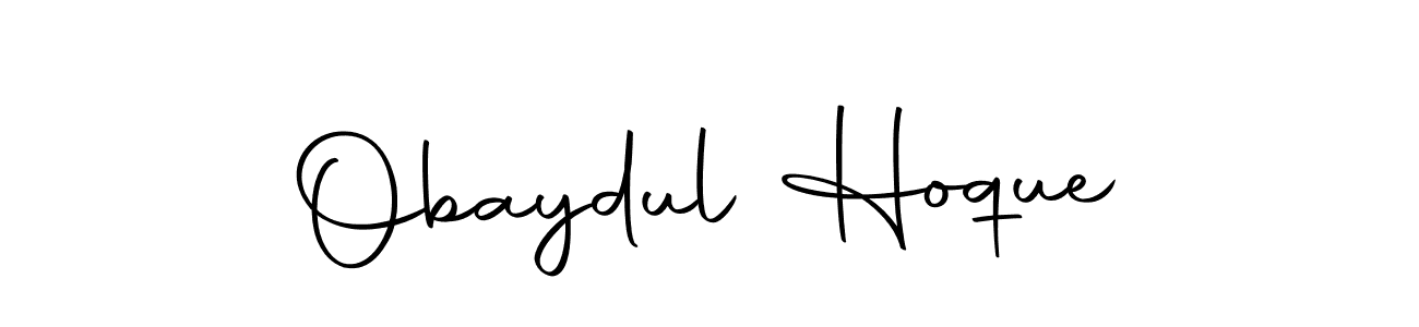 Create a beautiful signature design for name Obaydul Hoque. With this signature (Autography-DOLnW) fonts, you can make a handwritten signature for free. Obaydul Hoque signature style 10 images and pictures png