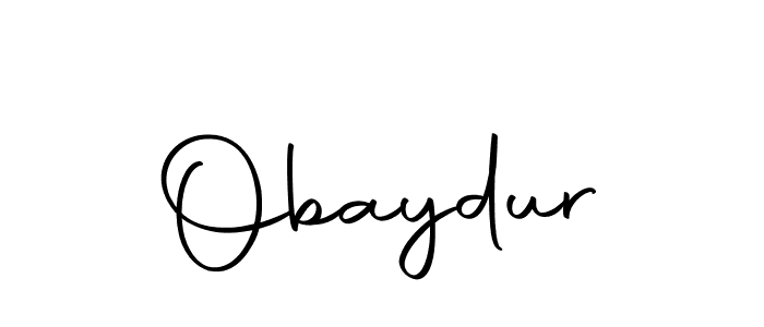 Use a signature maker to create a handwritten signature online. With this signature software, you can design (Autography-DOLnW) your own signature for name Obaydur. Obaydur signature style 10 images and pictures png