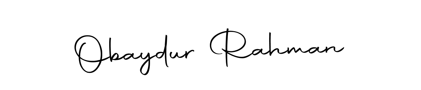 Create a beautiful signature design for name Obaydur Rahman. With this signature (Autography-DOLnW) fonts, you can make a handwritten signature for free. Obaydur Rahman signature style 10 images and pictures png