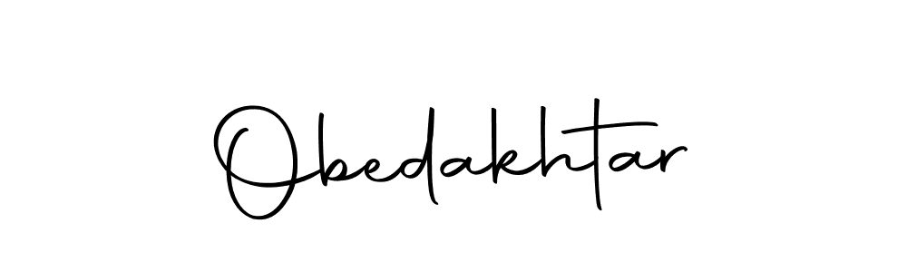 Design your own signature with our free online signature maker. With this signature software, you can create a handwritten (Autography-DOLnW) signature for name Obedakhtar. Obedakhtar signature style 10 images and pictures png