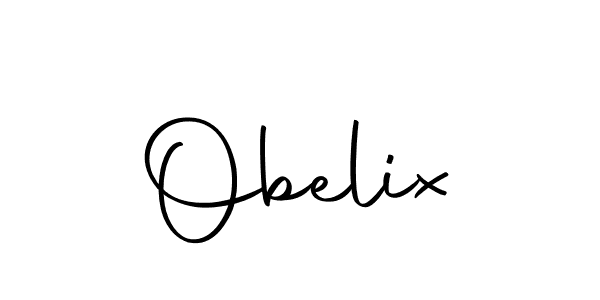 Obelix stylish signature style. Best Handwritten Sign (Autography-DOLnW) for my name. Handwritten Signature Collection Ideas for my name Obelix. Obelix signature style 10 images and pictures png