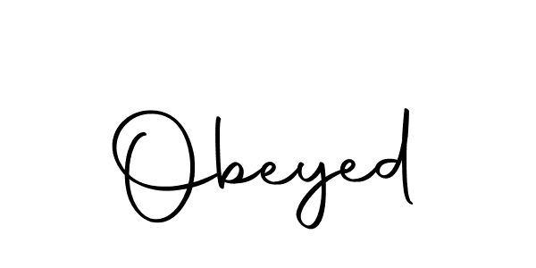 Make a beautiful signature design for name Obeyed. Use this online signature maker to create a handwritten signature for free. Obeyed signature style 10 images and pictures png